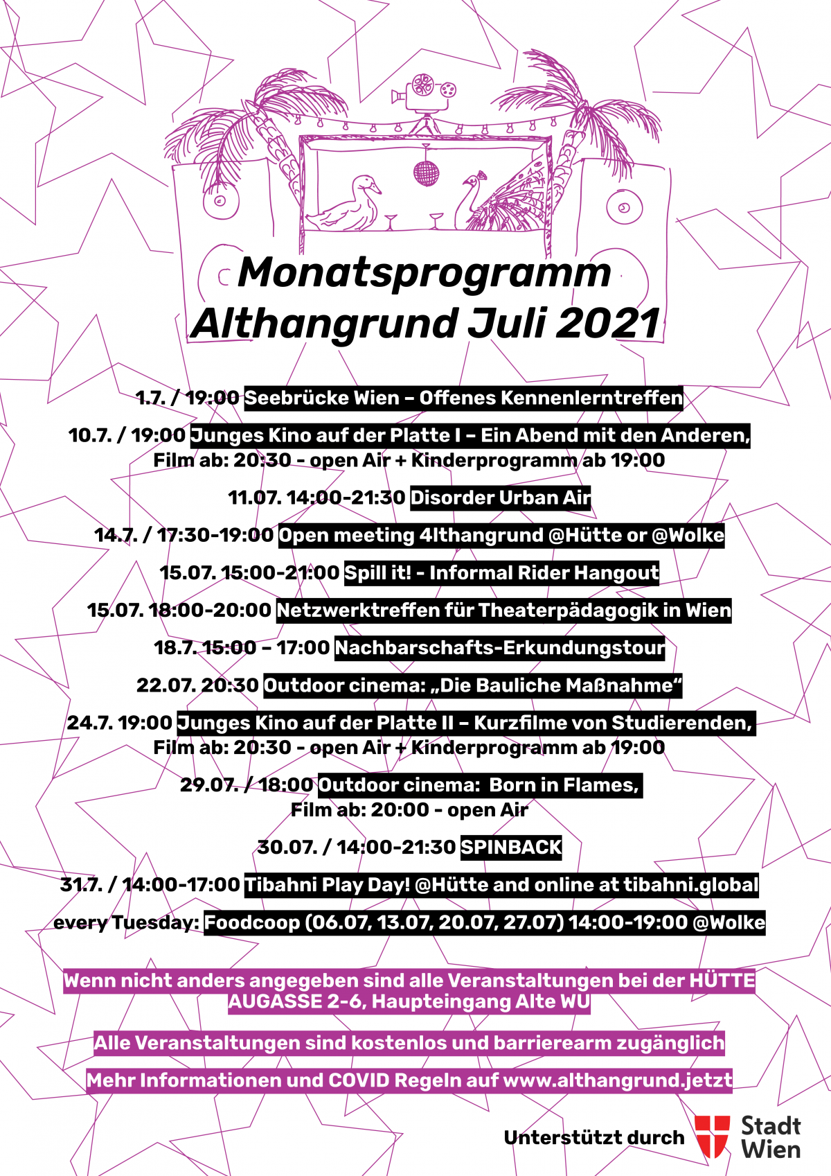 Programm Juli 2021